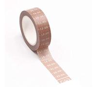 MWBLN Cinta Washi,Calendario, semana, diseños de tiempo y cinta Washi de cuadrícula, planificador de bricolaje de papel japonés 10M cinta adhesiva de enmascaramiento para oficina B264