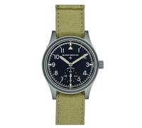 MWC 1940s/50s Dirty Dozen Automático Acero Negro Tela Militar Reloj Hombre