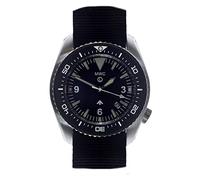 MWC 500 m automático acero negro fecha tela OTAN reloj buceo hombre