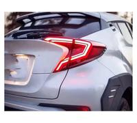 MWCMAMBG Faros Traseros Coche Carcasa Luces Traseras De Estilo Coche Para CH-R Para C-HR Para CHR 2017 2018 Led Lámpara Antiniebla Señal Estacionamiento Freno DRL Trasero(Rojo)