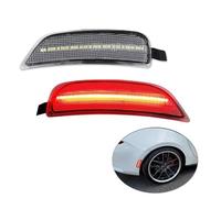 MWCMAMBG Luz señal Giro dinámica Para Mazda Para MX-5 Para Miata Conjunto Luz Marcador Lateral Luz Marcador Lateral Señal Giro Luz Parachoques Guardabarros Trasero Delantero(2pc Rear Red C)