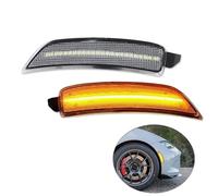 MWCMAMBG Luz señal Giro dinámica Para Mazda Para MX-5 Para Miata Conjunto Luz Marcador Lateral Luz Marcador Lateral Señal Giro Luz Parachoques Guardabarros Trasero Delantero(2pc Front Amber C)