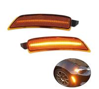 MWCMAMBG Luz señal Giro dinámica Para Mazda Para MX-5 Para Miata Conjunto Luz Marcador Lateral Luz Marcador Lateral Señal Giro Luz Parachoques Guardabarros Trasero Delantero(2pc Front Amber A)