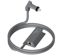 Mwin Adaptador Ethernet para Starlink Gen 2 - Accesorios Starlink para el Kit de Internet V2 por Satélite, Adaptador Ethernet Powerline Activado V2 para Red Externa Cableada, Conexión Rápida y Estable