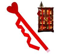 Mwkbbn Lazos De Cinta para Armario - para Perillas de 105 cm de San Valentín y Vacaciones - Lazos con Corazón para Armario De Cocina,para Cocina Celebración Estacional Reunión Hogar Sala De Estar