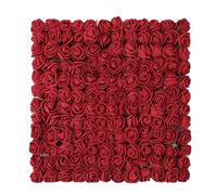 MWOOT 144 Piezas Rosas Artificiales Rojo Oscuro, Mini Rosas de Espuma para Manualidades, Pequeñas Flores Falsas para DIY Día de San Valentín Boda Halloween Decoración, 2.5CM Cabezas de Flores Falsas