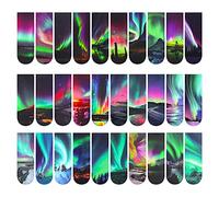 MWOOT 30 Piezas Aurora Marcadores de Libro Magnéticos,Cielo Estrellado Magnetic Bookmarks Set,Marcapáginas Clip de Página para Estudiantes de Lectura(2x6cm,30 Estilos)