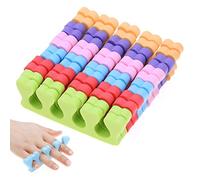 MWOOT 6 Pares Separador para Dedos de los Pies,Espuma suave Esponja Separadores del dedo Divisor Manicura Pedicura Herramientas para Gel Polaco Revestimiento Pintura
