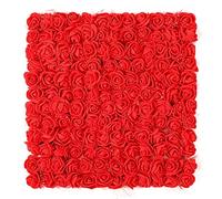 MWOOT Rosa Artificial 144 Piezas RoJo Flores Falsas, Pequeña Flor de Imitación para Bricolaje Accesorios de Boda Diademas, Cabezas de Flores Manualidades 2,5 CM