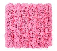 MWOOT Rosa Artificial 144 Piezas Rosa Flores Falsas, Pequeña Flor de Imitación para Bricolaje Accesorios de Boda Diademas, Cabezas de Flores Manualidades 2,5 CM