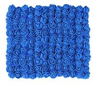 MWOOT Rosas Artificiales Azul, 144 Piezas Mini Rosas de Espuma para Manualidades, Pequeñas Flores Falsas para Bricolaje Boda Día de San Valentín Decoración, 2.5CM Cabezas de Flores Falsas