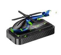 Mwqpgyh Aromaterapia para coche giratorio,Aromaterapia para helicóptero solar para coche | Decoración de autorrotación interior del coche solar del helicóptero,Adorno giratorio de ambientadores para