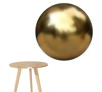 Mwqpgyh Bola de espejo de acero inoxidable, bola hueca pulida con espejo, bola hueca reflectante, bola hueca de acero inoxidable, bola hueca sin costuras para la decoración del jardín del hogar, hogar