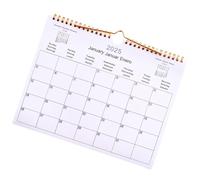 Mwqpgyh Calendario de pared anual 2025,Calendario de pared 2025 | familiar Planificador de mensual,Planificador mensual del calendario ideal para familias, tabla de programación
