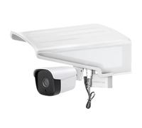 Mwqpgyh Cubierta para cámara de seguridad,Cubierta para cámara con anillo | Cubiertas para cámaras con parasol | Techo protector, protector de cámara exterior, protector de cámara de jardín para luces