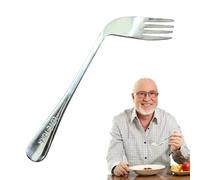 Mwqpgyh Cuchara de codo para ancianos | Utensilio de cuchara autoalimentable para comer en ángulo | Utensilio de lactancia para alimentación de ancianos conveniente para personas mayores y adultos