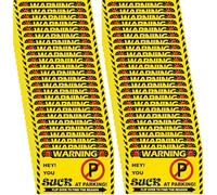 Mwqpgyh Tarjetas de advertencia con texto en inglés "You Parked Like an Idiot", 50 billetes de estacionamiento de negocios, divertidas notas malas para broma, por múltiples razones