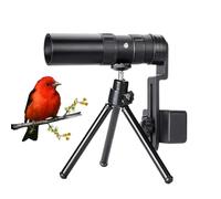 Mwqpgyh Telescopios refractores portátiles de visión monocular para adultos - Monoculares de visión telescópica, visión clara, diseño portátil, telescopio monocular resistente para observación de aves
