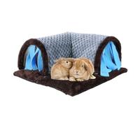 Mwqpgyh Túnel para hámster | con cortinas de privacidad que sirven como escondite - Parque infantil desmontable para hámsters - para accesorios de jaula para gerbil y erizo para dormir en interiores y