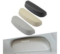 MWTTXX Estuche para Gafas de Coche, para BMW E46 E90 E39, para Audi A4 B6 Soporte para Gafas de Sol para Coche, Estuche para Gafas, Negro