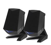 MWUCAIXIA Boomboxes - 1 par de altavoces con cable para computadora, USB, AUX, refuerzo de graves, para ordenador portátil, escritorio, 6 W, 64 mm, bocina de audio
