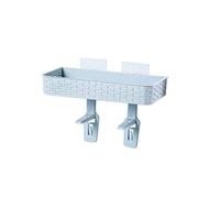 MWUCAIXIA Trípode de baño, estante de pared para inodoro, inodoro, baño, baño, inodoro, montaje en pared, tocador sin perforaciones (color: E) (E)