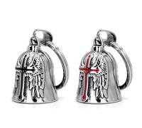 MWUMRCM llavero Moto Campana, 2 Piezas Llavero Moto Campana Guardiana, Anillo Colgante | Motocicletas, Vehículos Eléctricos, Bicicletas, Coches | Amuleto de Protección y Buena Suerte