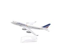 MWYFFB colección Modelo avión Avión Concorde de Air France, Modelo de avión de Metal Fundido a presión, Escala 1:400, Juguete de Regalo de 16 cm.(France B747)