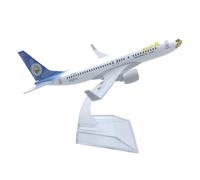 MWYFFB colección Modelo avión Modelo De Avión De Aleación De Metal B737 con Soporte para Entusiastas De La Aviación, Regalo para Colecciones, 16 Cm, Escala 1/400.(White Bird B737)