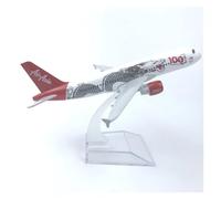 MWYFFB colección Modelo avión Modelo De Avión De La Serie A320, Juguete De Aleación De Metal Fundido A Presión, Regalo, 16 Cm, Escala 1:400(A320 Asia Dragon)