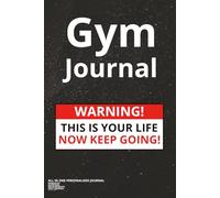 MWYM Workout Journal for Daily Fitness Tracking & Goals Setting - 192 Pages - Size 6x9, Black - Improved Thicker Cover - Men & Women Personal Home & Gym Training Diary