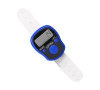 MWZBTG Contador de Dedos Manual - Contador Electrónico LED de Mano Portátil Numérico para Dedos | Anillo Portátil para Recuento Accesorio de Entrenamiento en Escolares y Deportes
