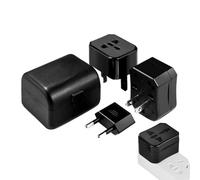 MWZBTG Convertidor De Enchufe - Enchufe para Teléfono - Cargador Internacional Portátil para Móviles y Portátiles con Convertidor Integrado