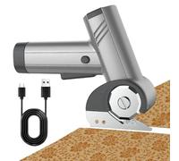 MWZBTG Cortadora de Cartón | Tijeras Eléctricas Recargables 2000mAh con Luz LED - Cortadora De Cajas Inalámbrica 4V - Uso en Tela Artesanía Alfombra Taller Oficina Costura Papel