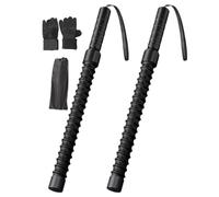 MWZBTG Cuerdas de combate, cuerdas de combate de acero de 50 cm, cuerdas de entrenamiento de batalla portátiles, cuerda de entrenamiento profesional negra portátil, barra de entrenamiento de fuerza