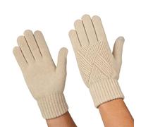 MWZBTG Guantes para El Invierno - Mitones Térmicos Muy Abrigados para Clima Frío - Guantes De Punto Abrigados | para Ciclismo Conducción Correr Montar Senderismo Trabajo Patinaje Y Escribir Mensajes