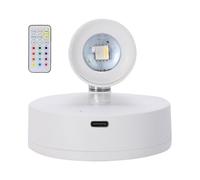 MWZBTG LED Recargable Para Interior Con Mando A Distancia Temporizador - Pequeña Lámpara De Pie Ajustable Para Iluminar Plantas Interiores, Cuadros En La Pared Y Espacios En El Armario