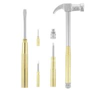 MWZBTG Pequeño,Corto | Herramienta De Maza Y Destornillador Resistente Antideslizante Para Joyería Metalurgia Construcción Camping Uso Automotriz