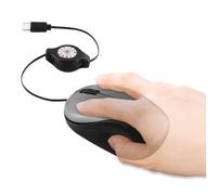 MWZBTG Ratones Pequeños para Portátil,Ratones USB Alámbricos Ligeros Tipo C | Accesorios Ergonómicos para Portátil PC Trabajo Empresa Gamers Programadores Mujeres Hombres Nómadas Digitales