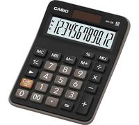 MX-12B-W4-DC - Calculadora de Escritorio de 12 dígitos, Color Negro Casio