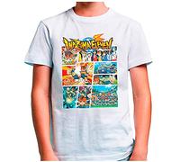 Mx Games Camiseta Inazuma Eleven (Tipo GTA) Blanca (Talla: 9-10 años)