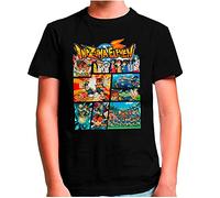 Mx Games Camiseta Inazuma Eleven (Tipo GTA) Negra (Talla: 9-10 años)