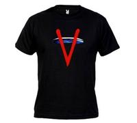 Mx Games Camiseta V los visitantes Nave Manga Corta (Personalizada) (Talla: Talla XXL Unisex Ancho/Largo [60cm/75cm] Aprox)