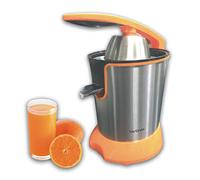 Mx Onda Exprimidor De Naranjas Electrico 160W - Exprimidor Electrico Con Válvula Antigoteo, Base Antideslizante, Y Palanca De Presión, Dos Conos, Colador Acero Inoxidable, Fácil De Limpiar