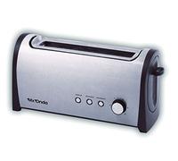 Mx Onda MX-TC2215 Tostador, Boca Ancha, 1000 W, Acero Inoxidable, Negro