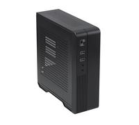 MX02 - Funda de escritorio pequeña ITX chasis HTPC para entusiastas de la computadora con limitaciones de espacio, alta refrigeración, carcasa de operación simple