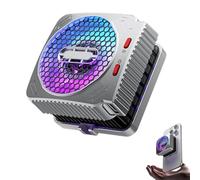 MX2 Magnetic Cell Phone Cooler, MX2 Glacier Radiator, 30W Magnetic Heat Dissipation King, with Dual Semi-Conductor Cooling Chip, for Live Streaming, Mobile Gaming (1pcs)