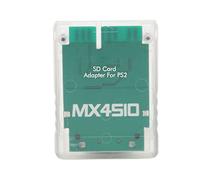 MX4SIo SIO2SD Adaptador de Tarjeta SD para PS2, Lector de Tarjetas de Memoria de Consola de Juegos PS2, Plug and Play, Adaptador de Tarjeta de Memoria SD Profesional para Consola(Blanco Transparente)