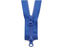MXBAOHENG 5# 80/90/100/120/150cm Resina Colorido Doble Cremallera Sliders Zipper Azul, 5 de 90cm