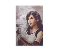 MXBFYEEB Final Fantasy VII Remake - Póster decorativo de videojuegos, lienzo para pared e impresión artística moderna, decoración de dormitorio familiar, pósteres de 20 x 30 pulgadas (50 x 75 cm)